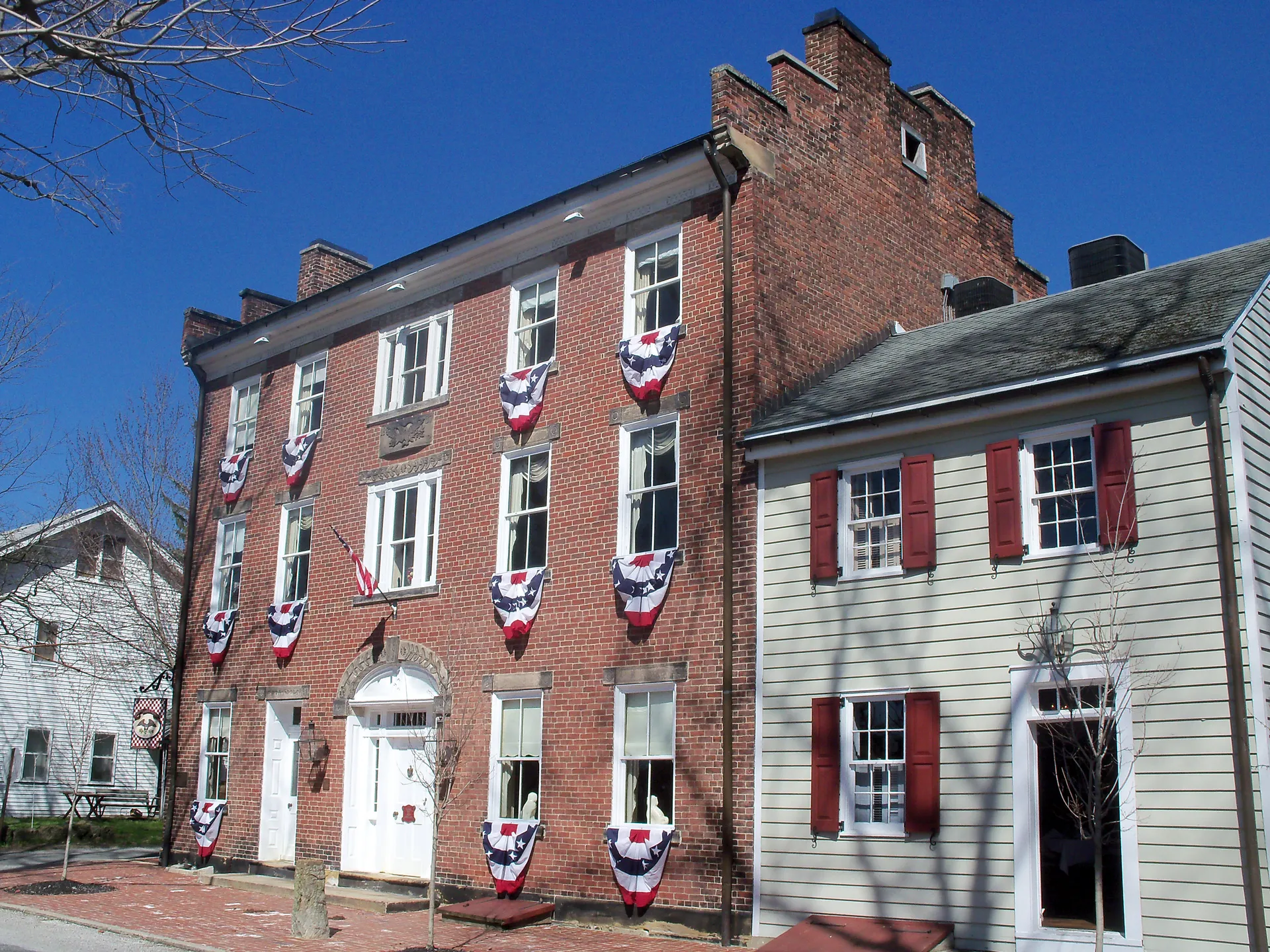 Historic Spread Eagle Tavern in Hanoverton, Ohio.