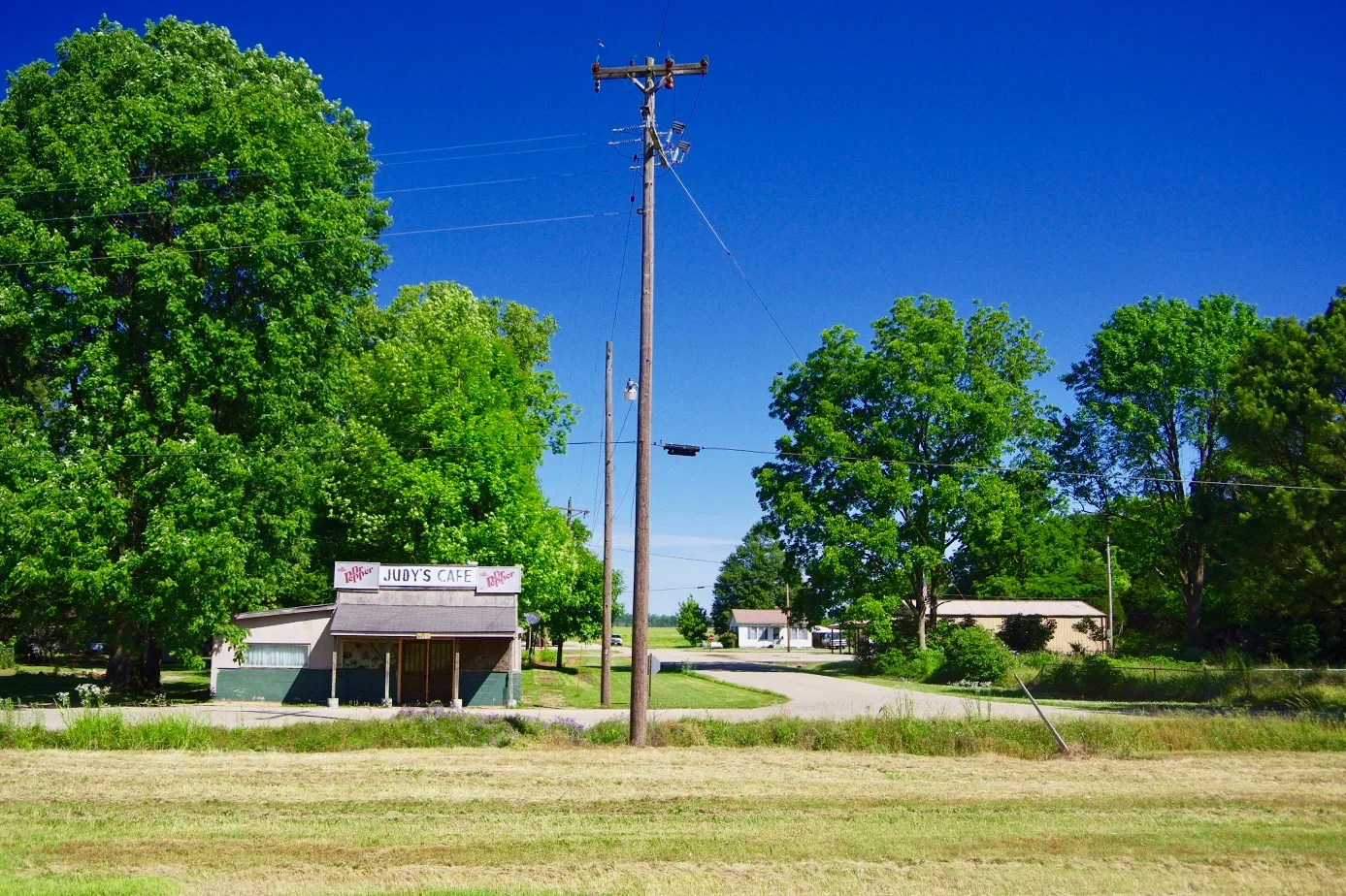 North Main Street in Peach Orchard, Arkansas, United States