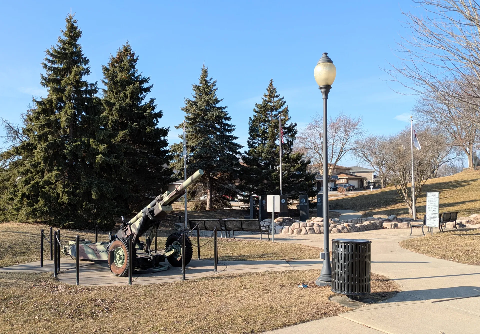 Palos Hills Town Square Park in Palos Hills, Illinois.