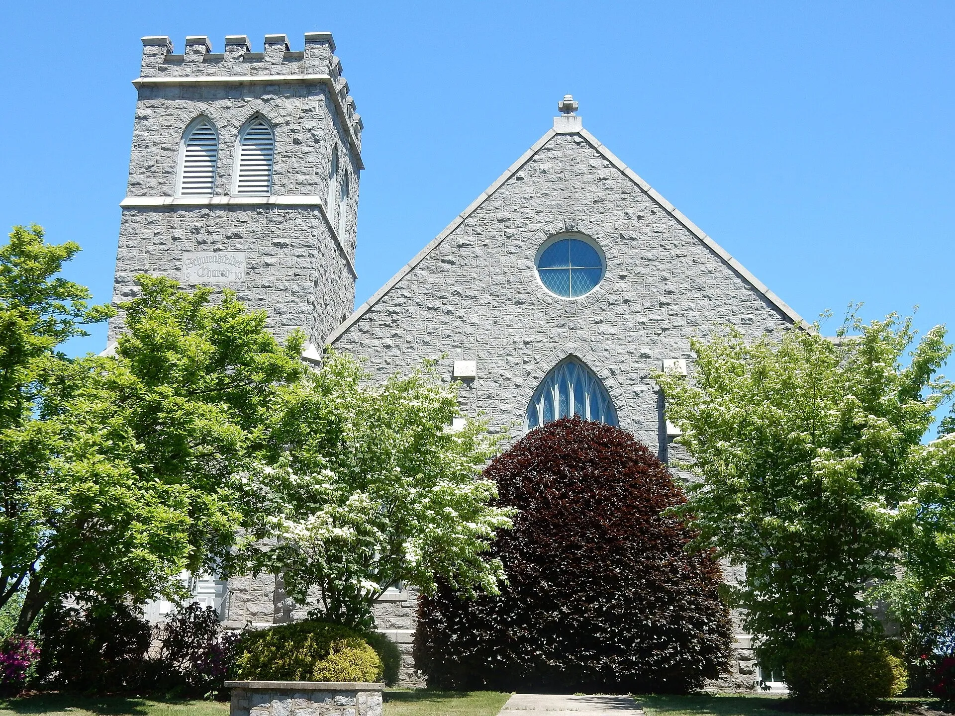 Palm Schwenkfelder Church, Palm PA 01. Upper Hanover Township, PA.