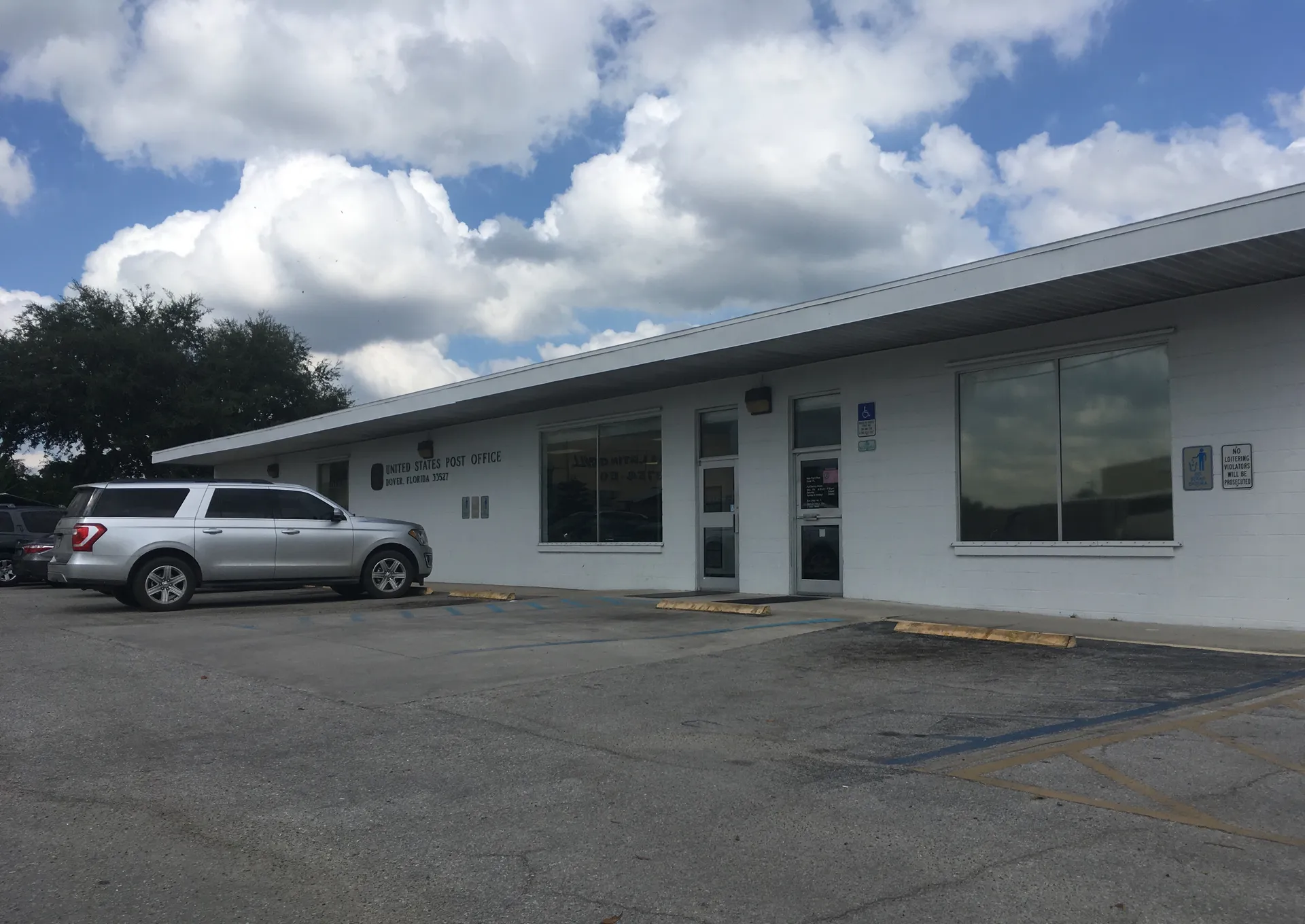The post office in Dover, Florida.