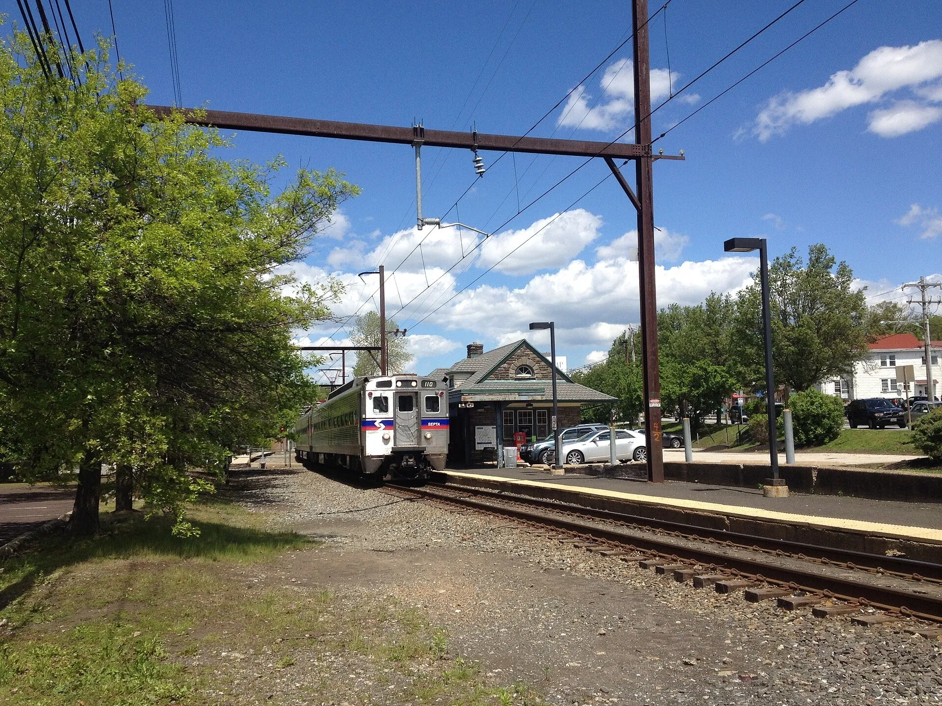 Willow Grove PA SEPTA station May 2016. Willow Grove, PA.