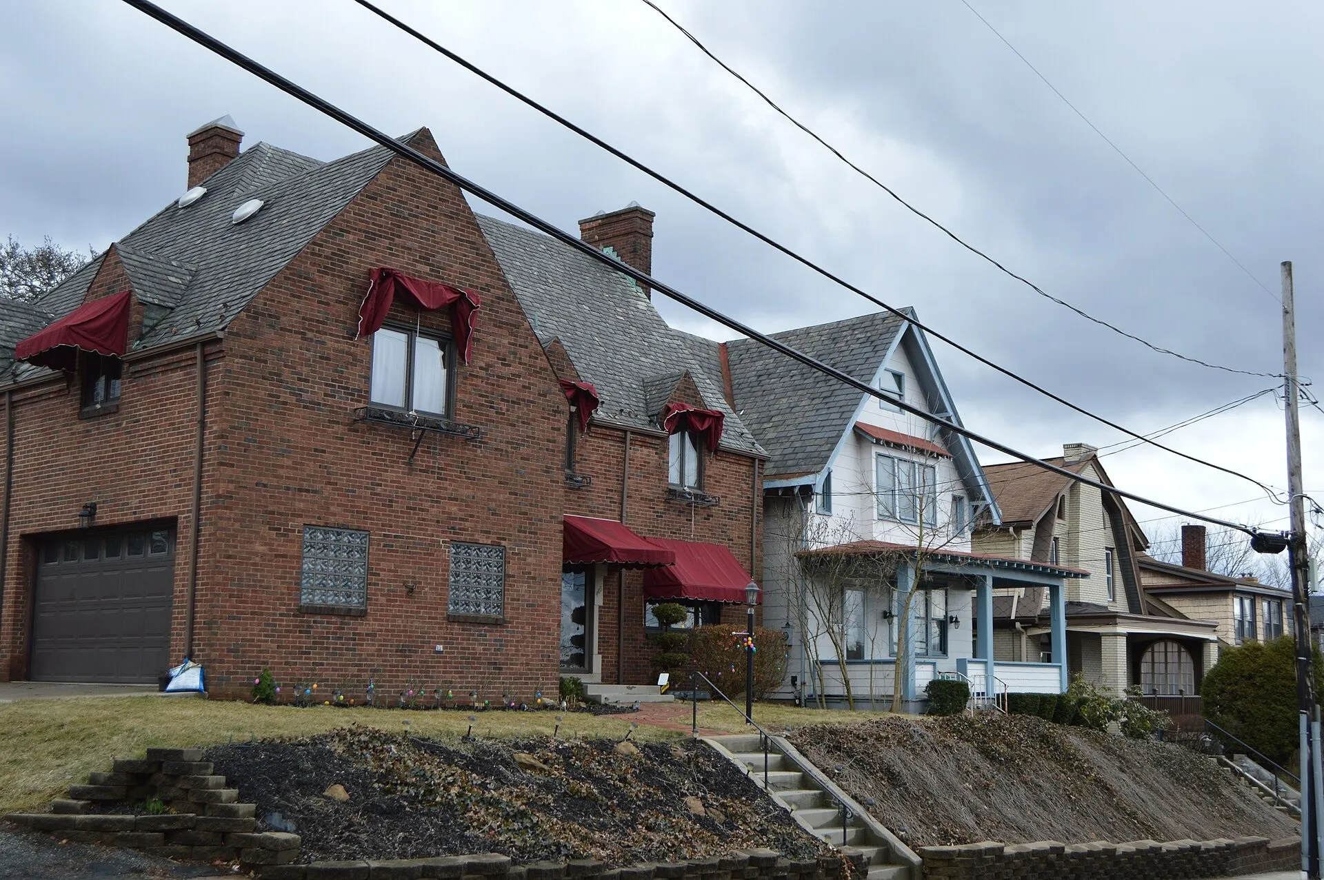 Ridgewood Avenue in West View. West View, PA.