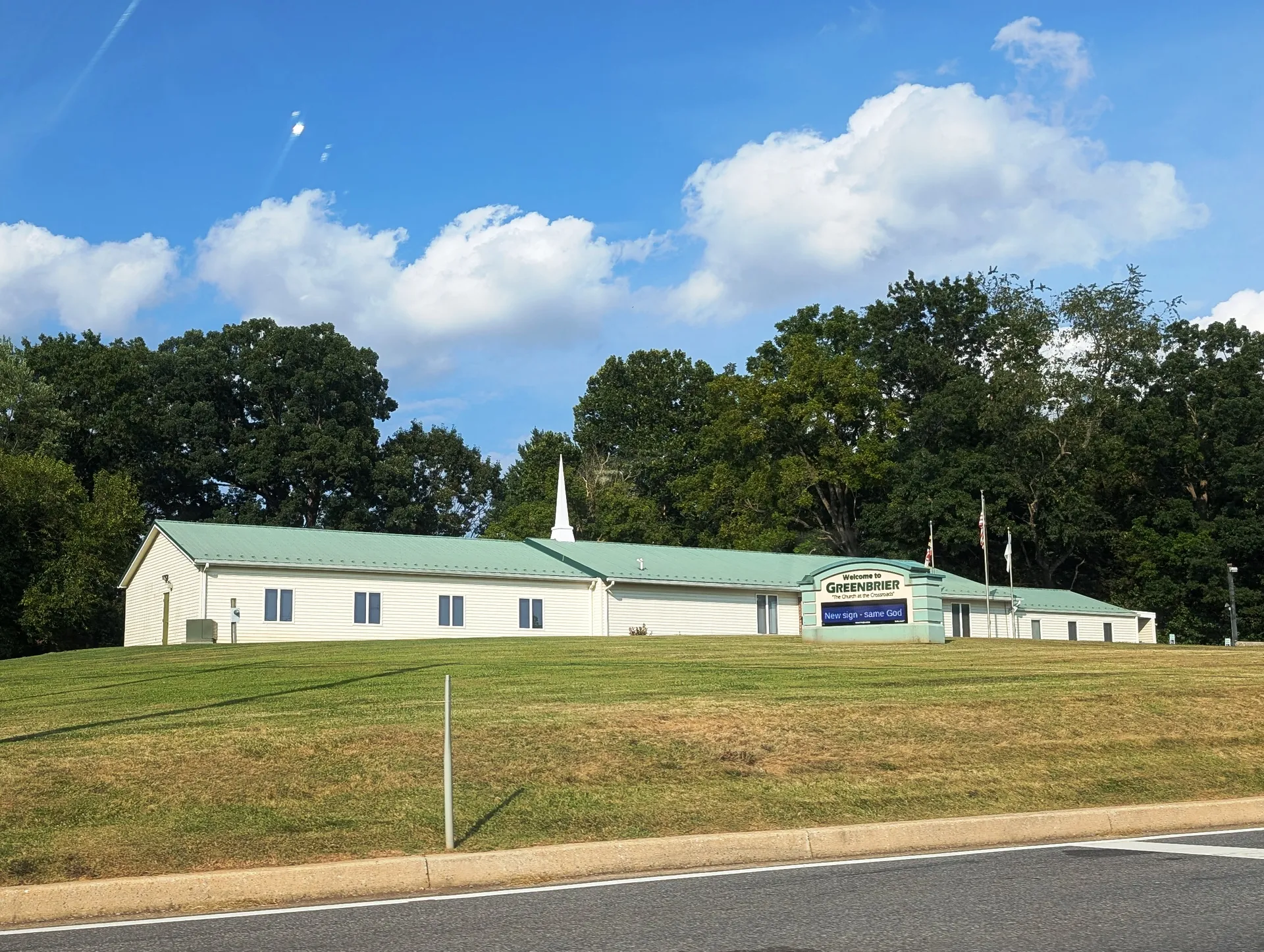 Greenbrier Baptist Church near Mapleville, Maryland.