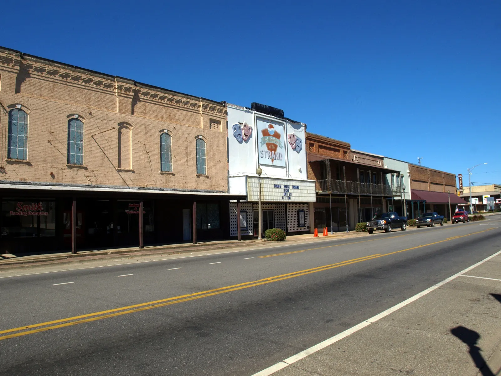 Buildings on Main Street in Atmore, Alabama