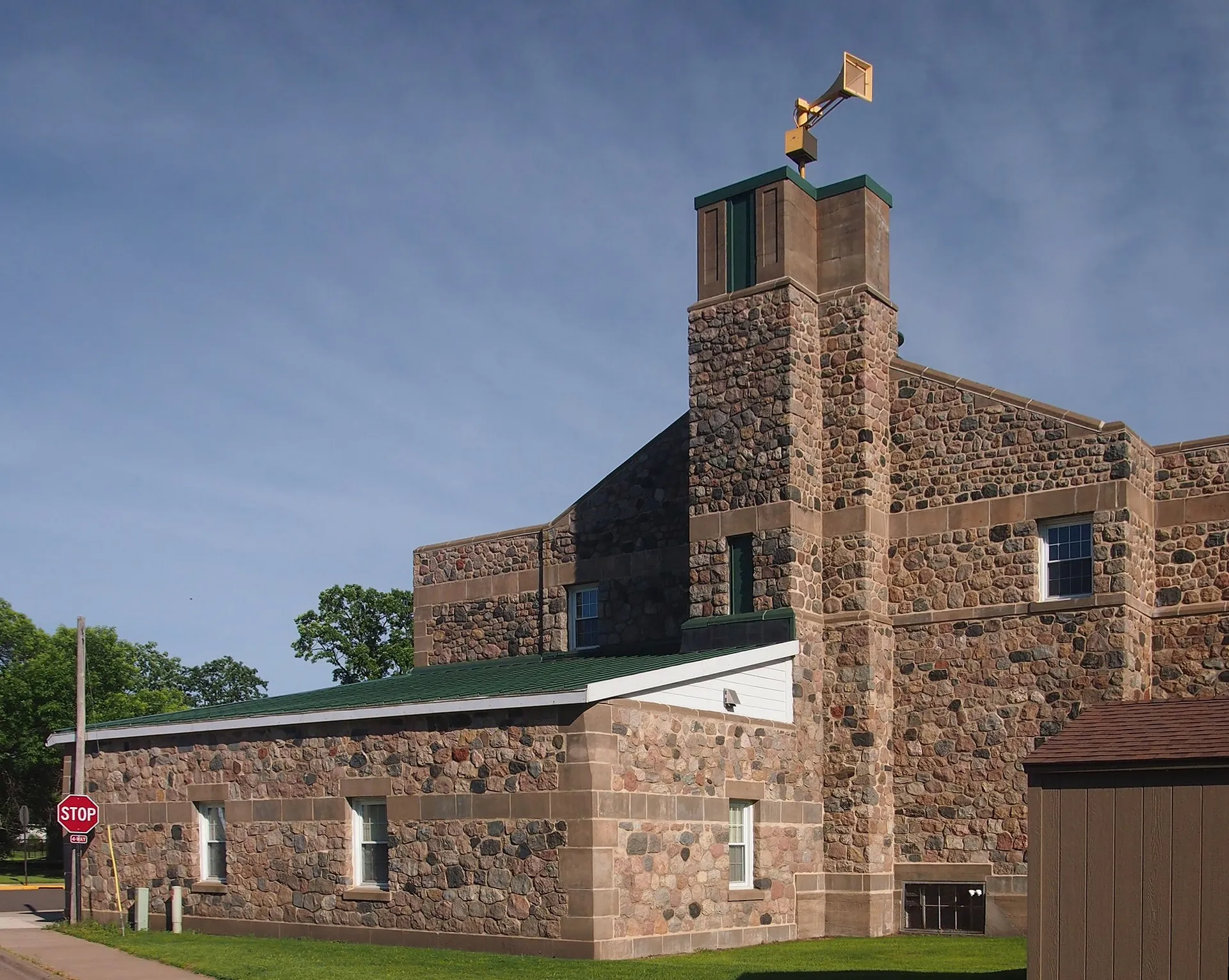Historic Deerwood Auditorium in Deerwood, Minnesota.