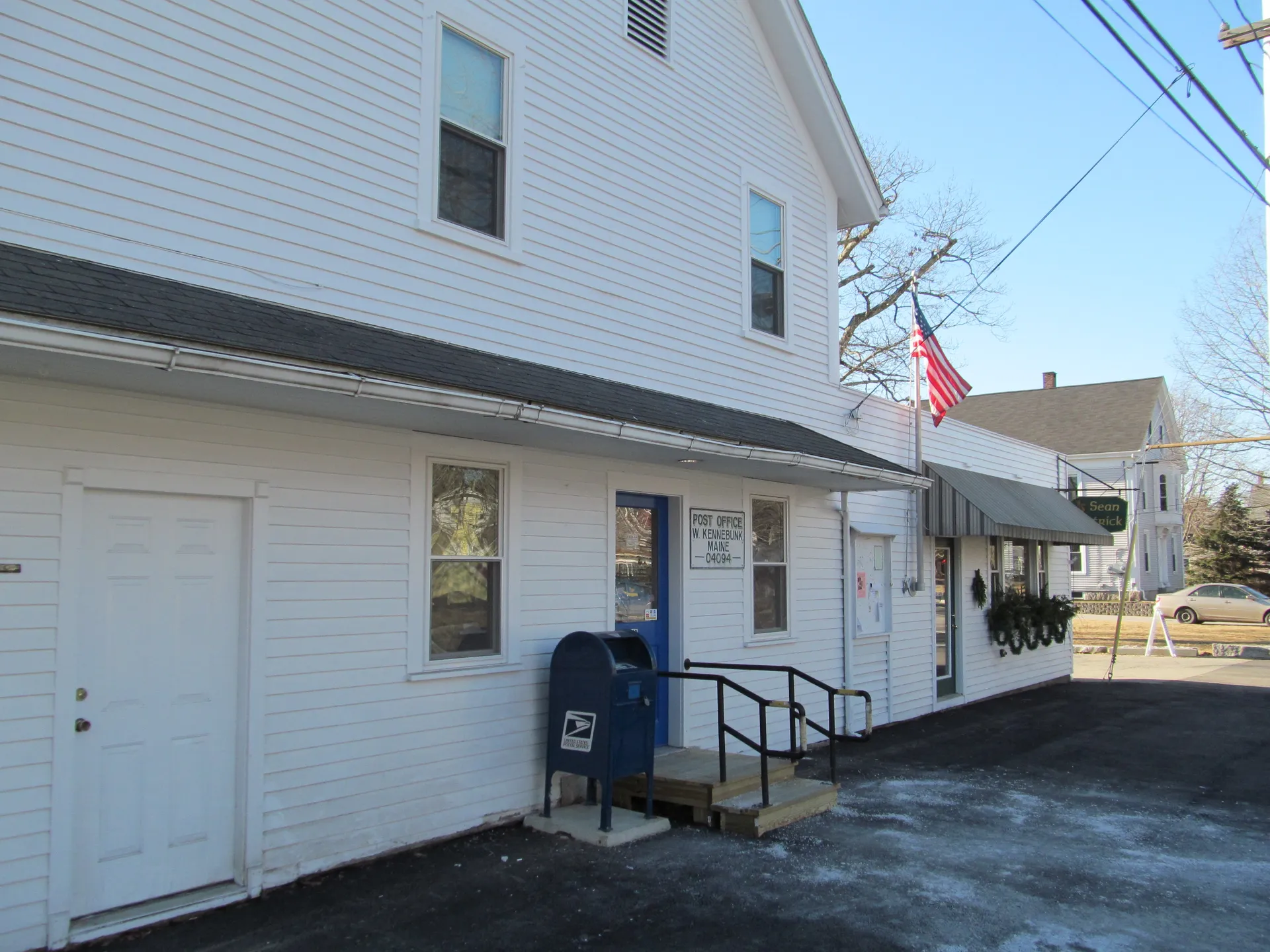 Post office building in West Kennebunk, Maine.