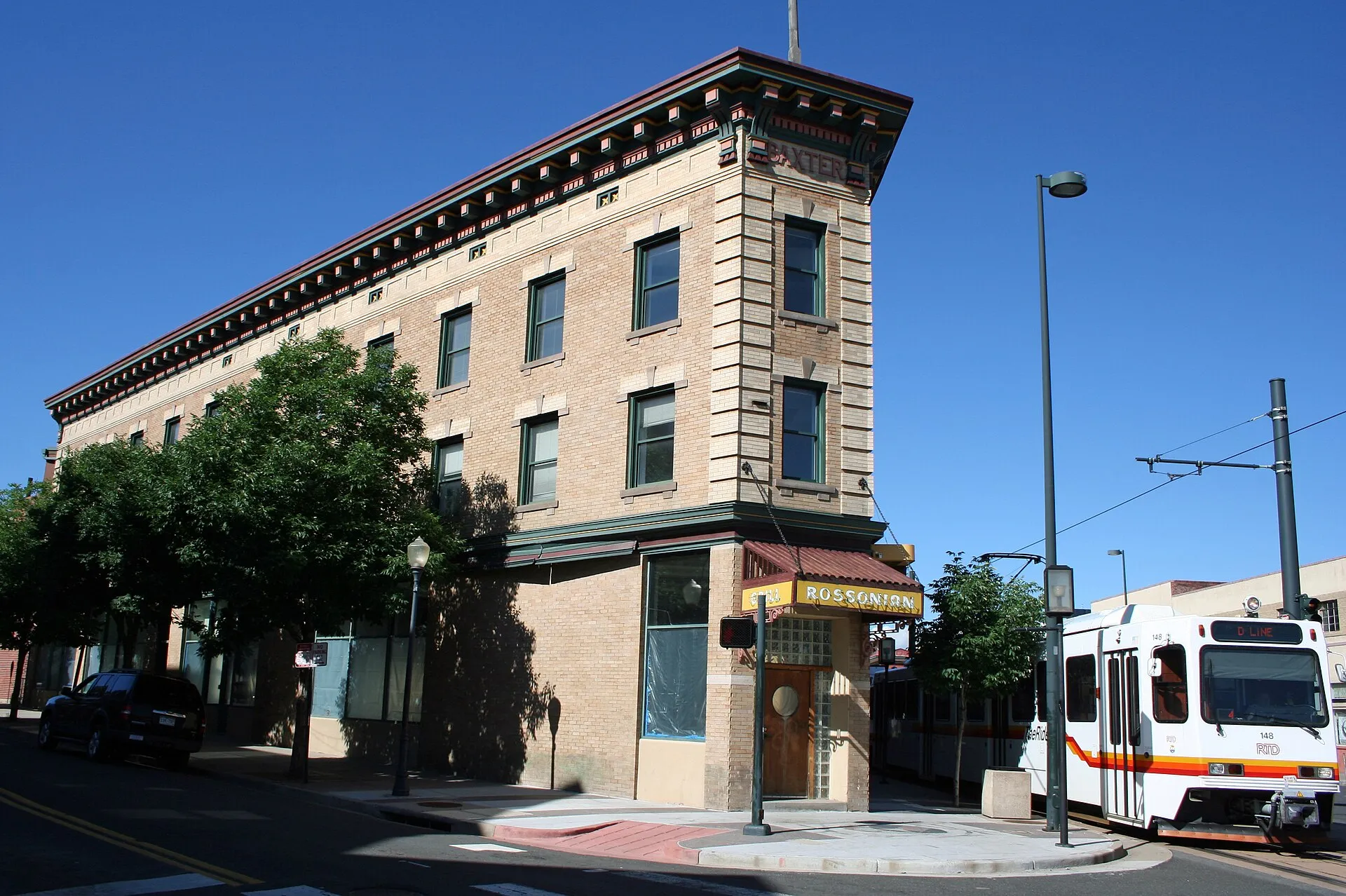 The historic Rossonian building on Welton Street in Denver’s Five Points, photographed in 2009.