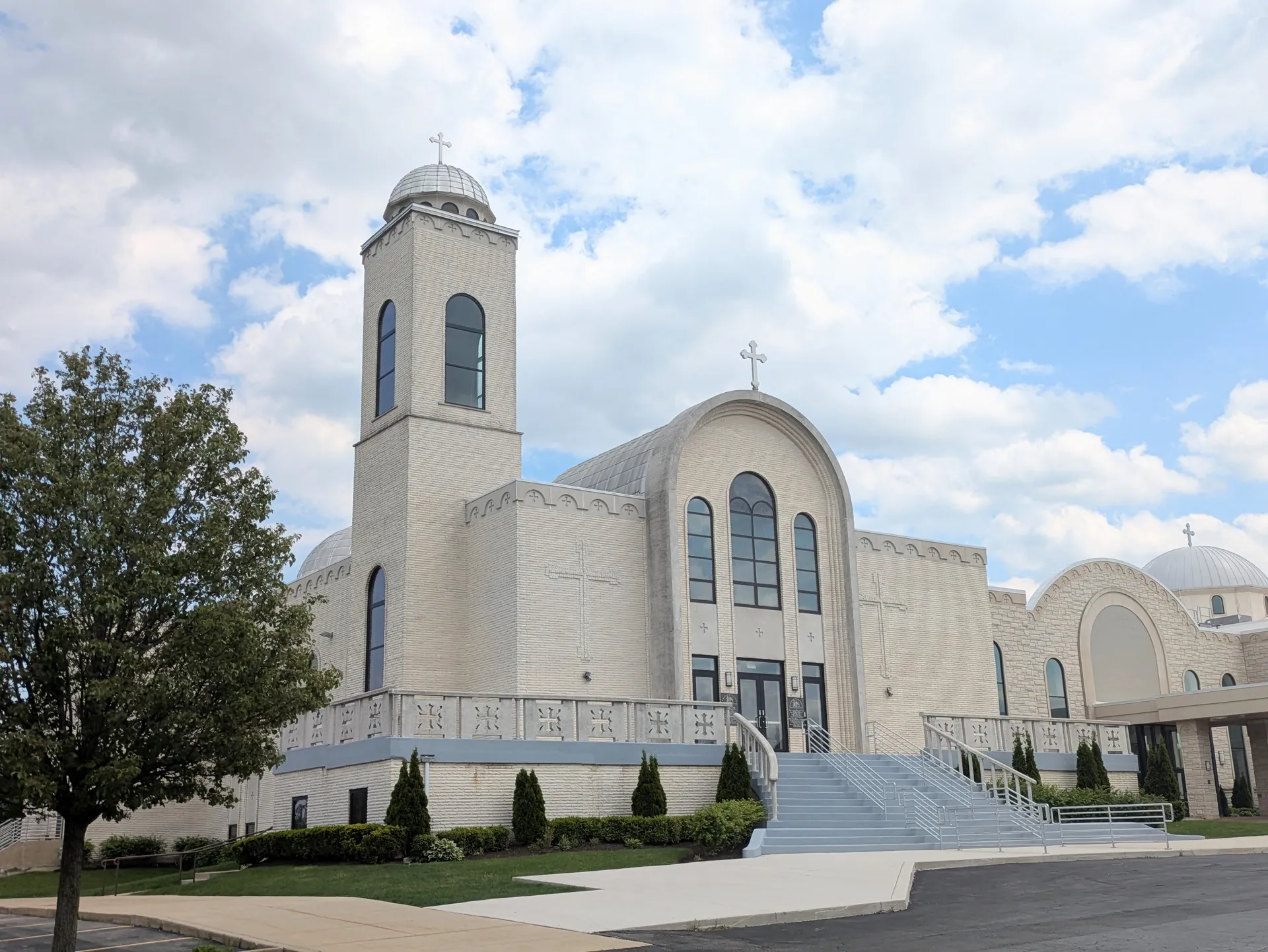 St. Mark Coptic Orthodox Church in Burr Ridge, Illinois.