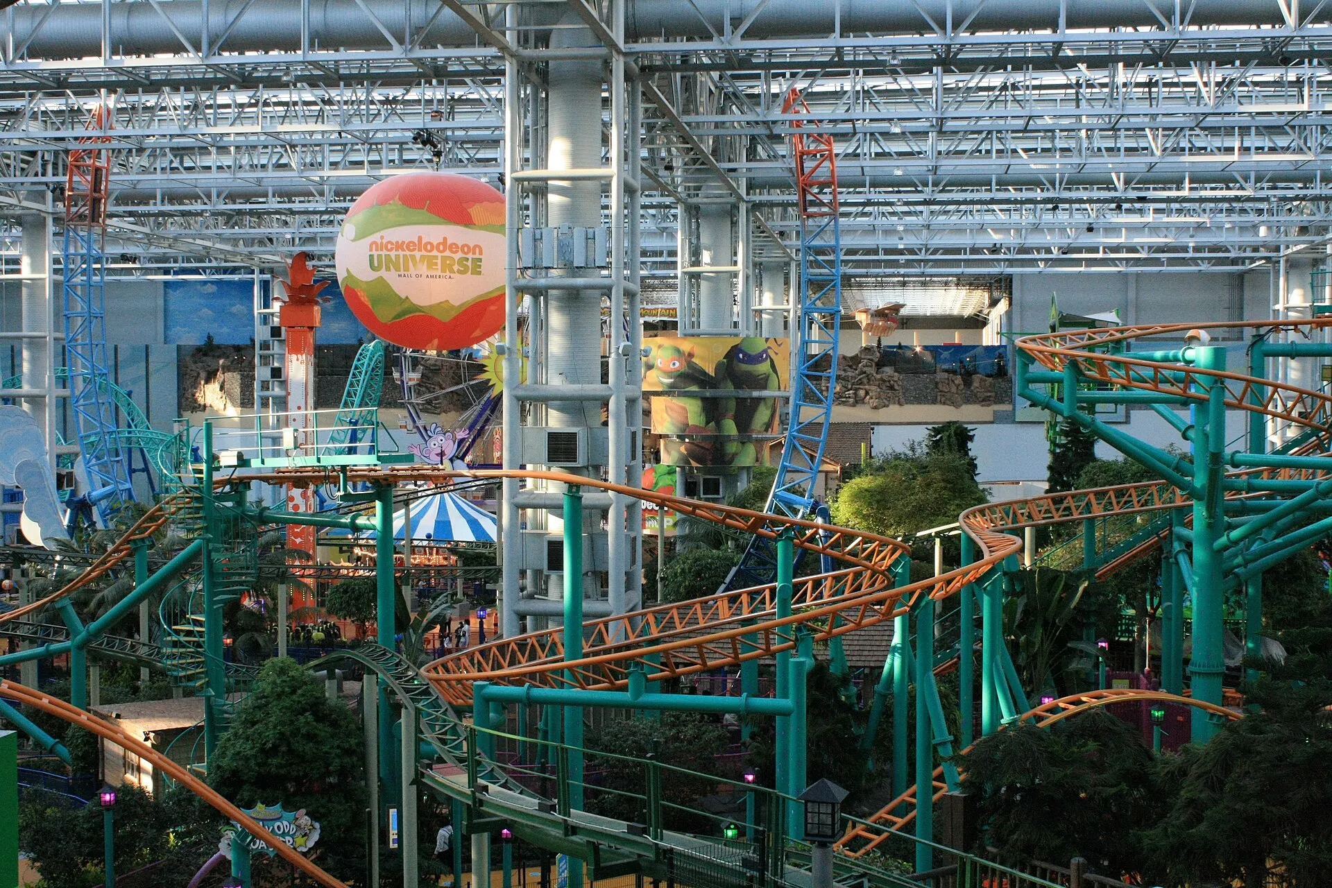 Nickelodeon Universe, Mall of America