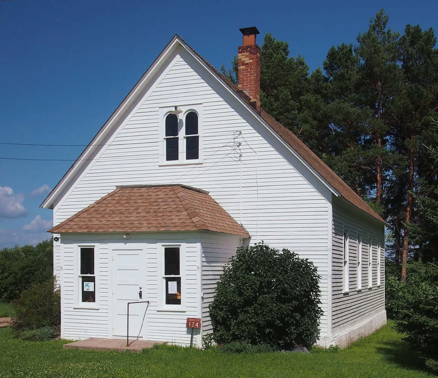 Historic Cokato Temperance Hall in Cokato Township, Minnesota.