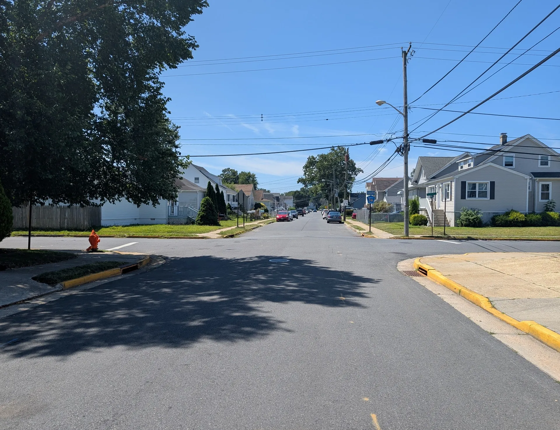 Monmouth CR 36 sb, North Middletown, NJ, Aug. 2025. North Middletown, NJ.