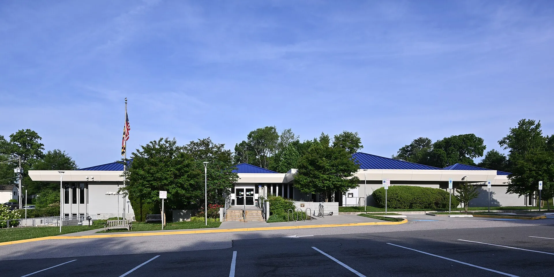 Aspen Hill, MD — Visually reviewed: Aspen Hill Library building MCPL MD 2024-05-25 07-48-52. Source location and supported license checked; creator and license retained below.
