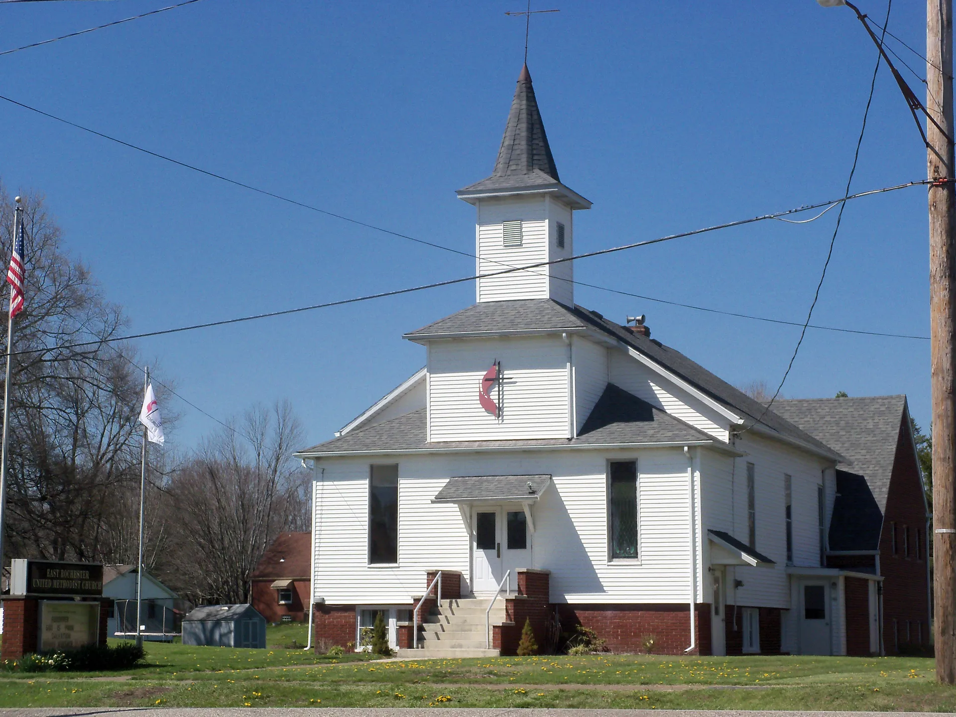 East Rochester United Methodist Church in East Rochester, Ohio.