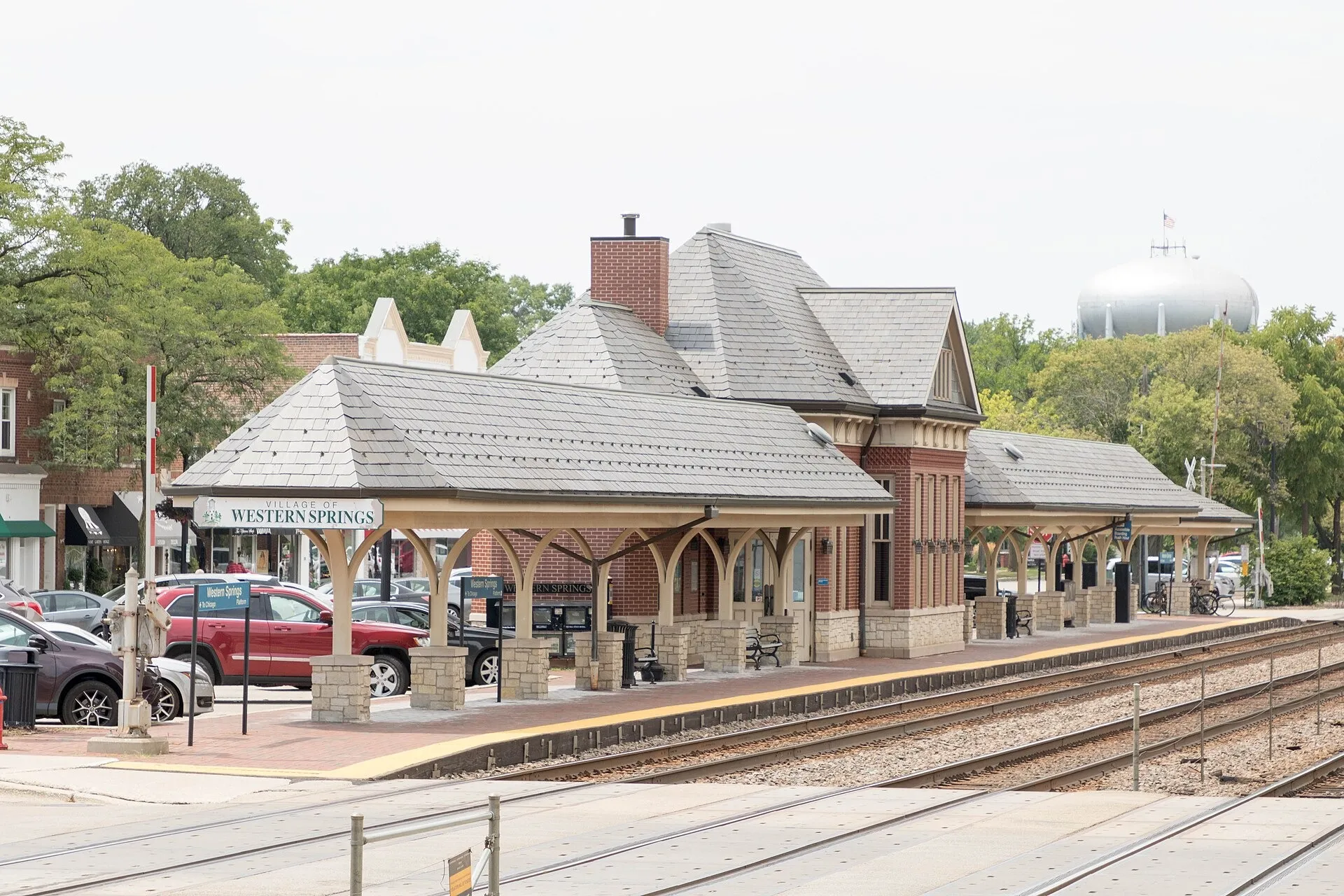 Western Springs Station Illinois-0012. Western Springs, IL.