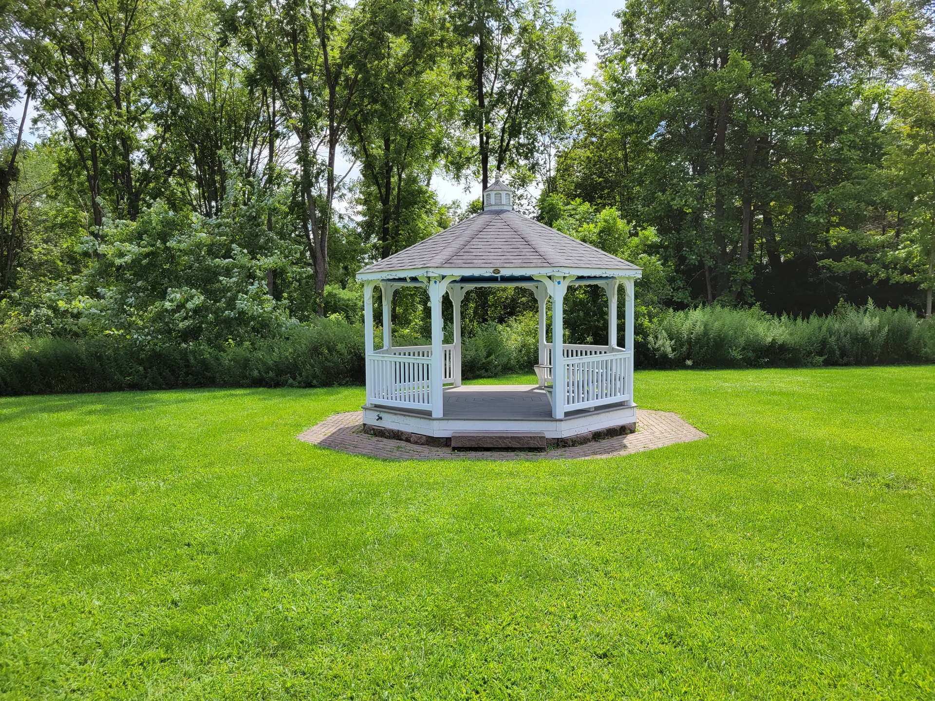 Gazebo on the green in North Granby, Connecticut.