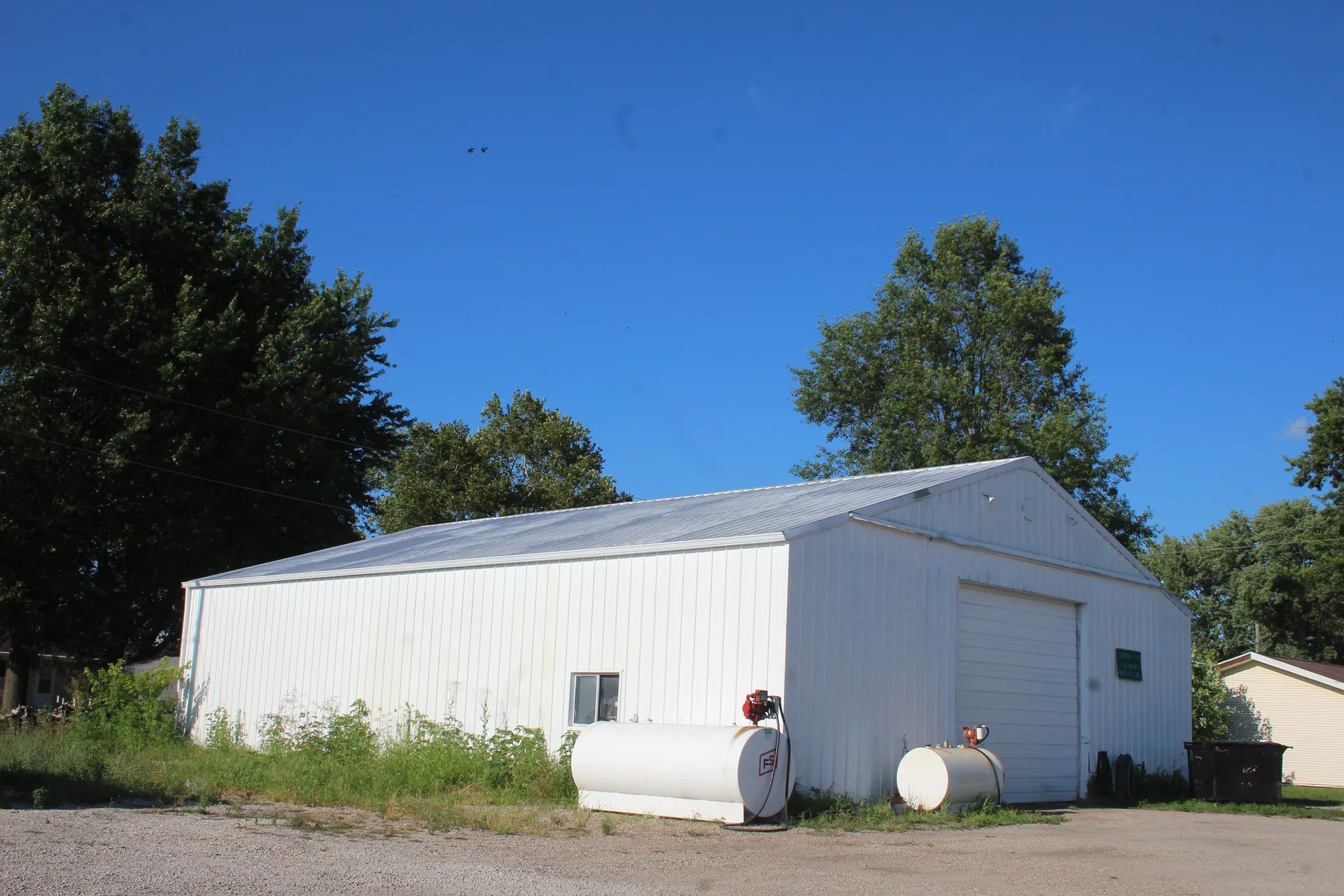 Sheridan Township building in New Holland, Illinois.