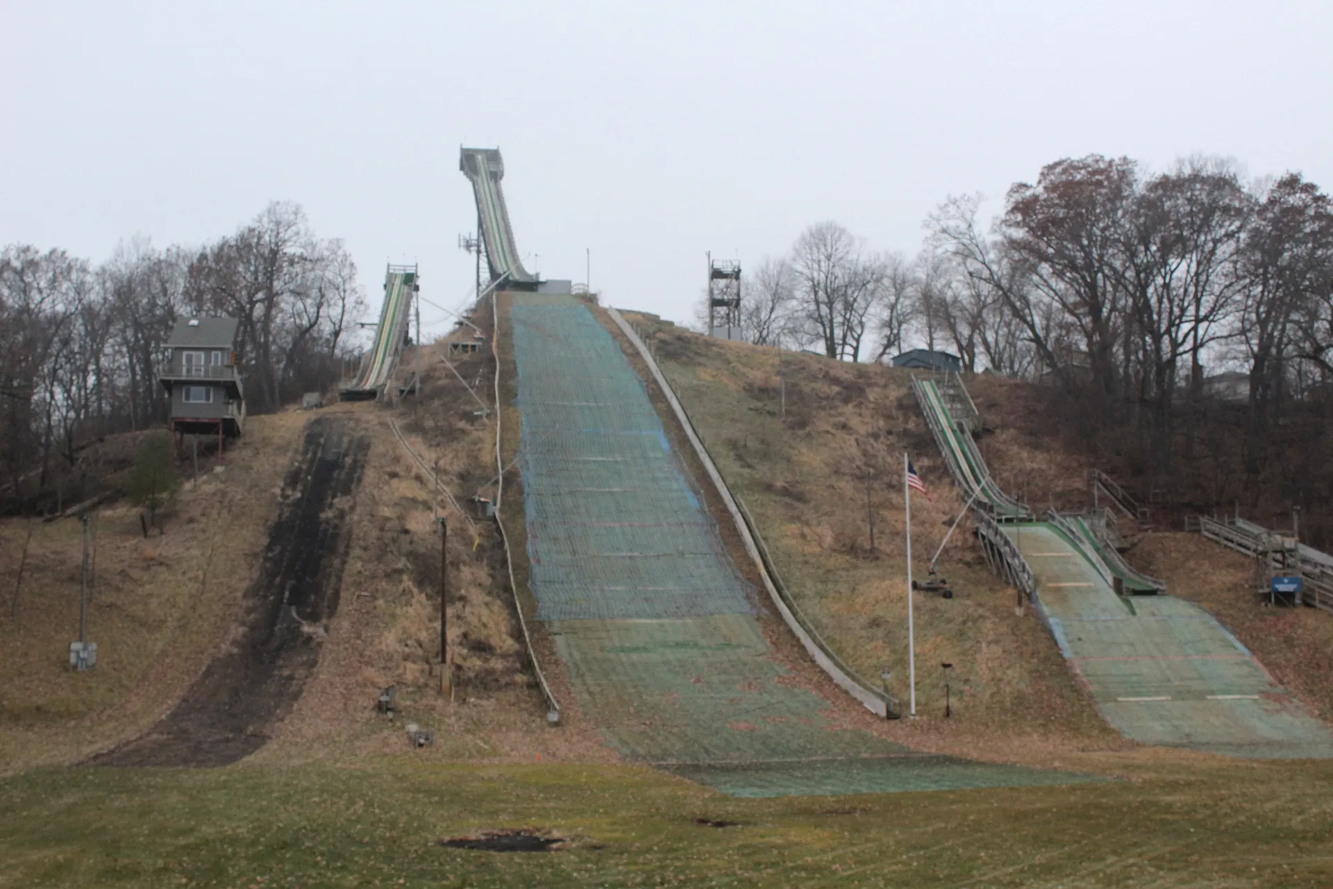 Jumping Hills at Norge Ski Club. Fox River Grove, IL.