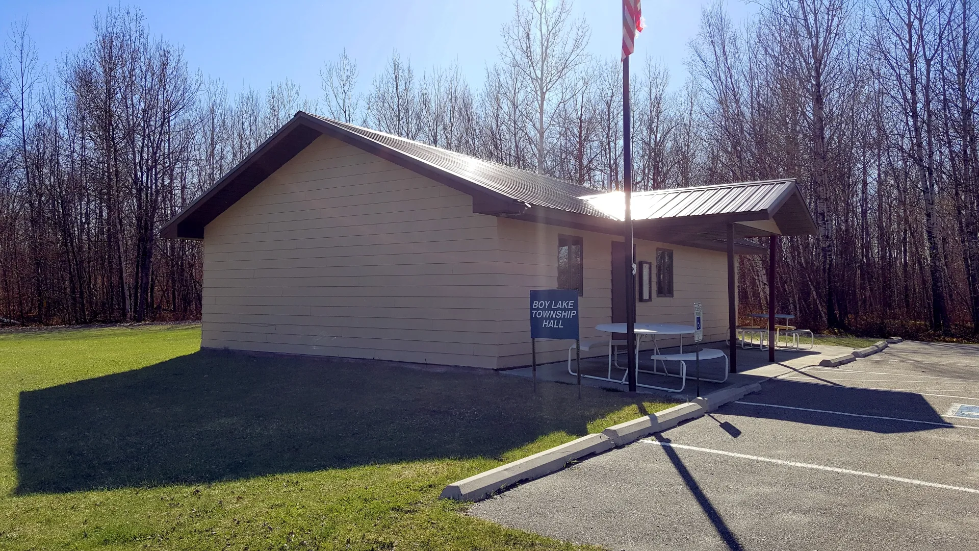 Boy Lake Township Hall in Minnesota.