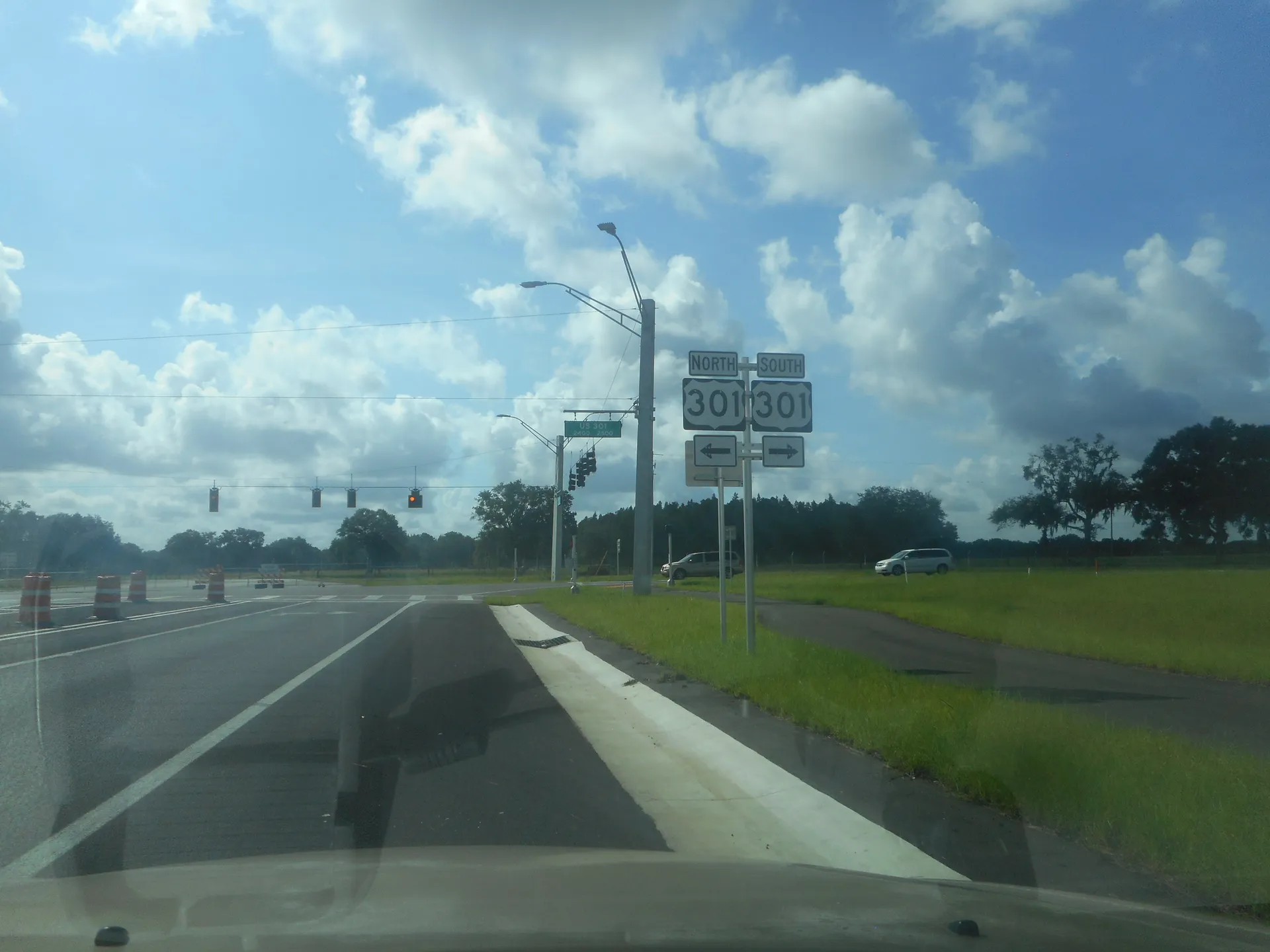 Images related to the eastern terminus of Florida State Road 56 at US Route 301 in southern Zephyrhills, Florida. Further details to come later.