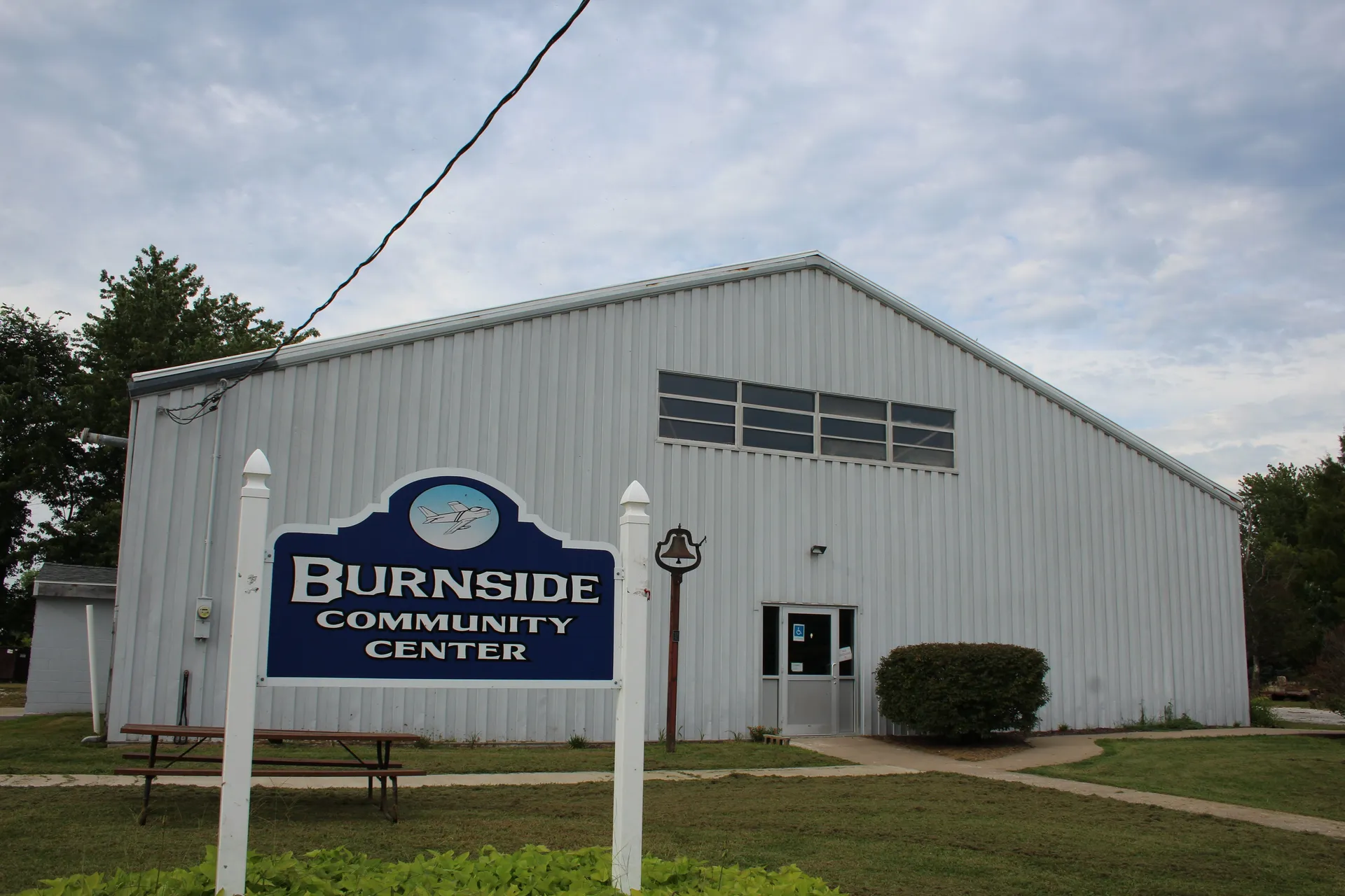 Burnside Community Center in Pilot Grove Township, Illinois.