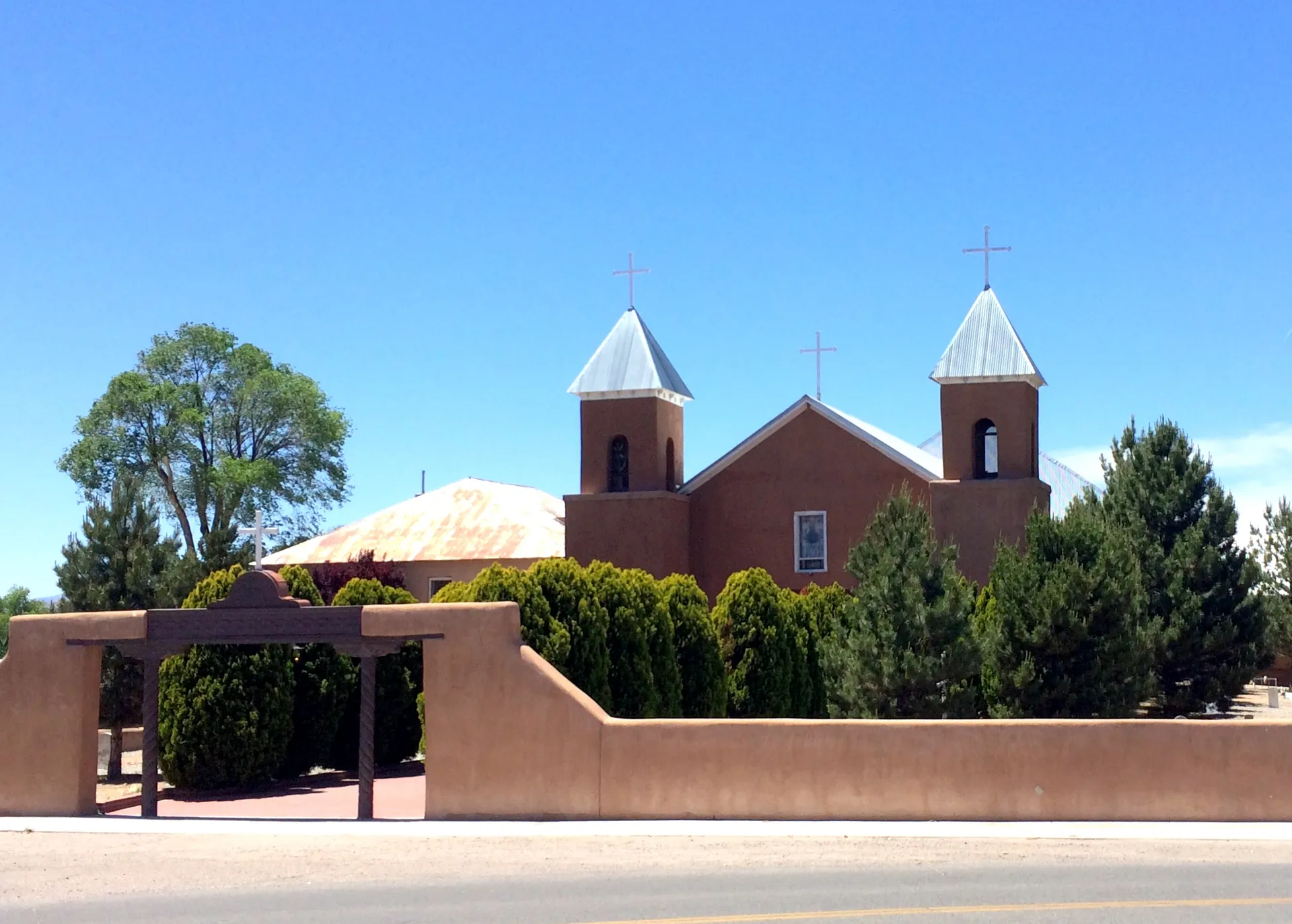 Santa Cruz church in Santa Cruz, New Mexico.
