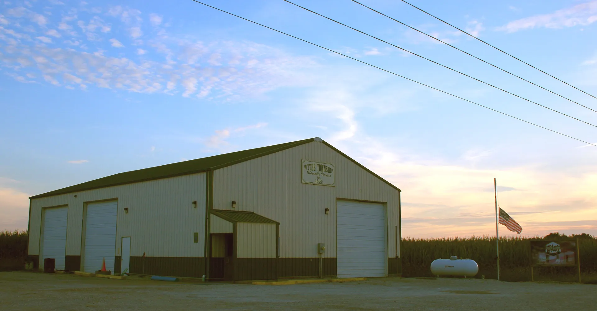 Wythe Township building in Illinois.