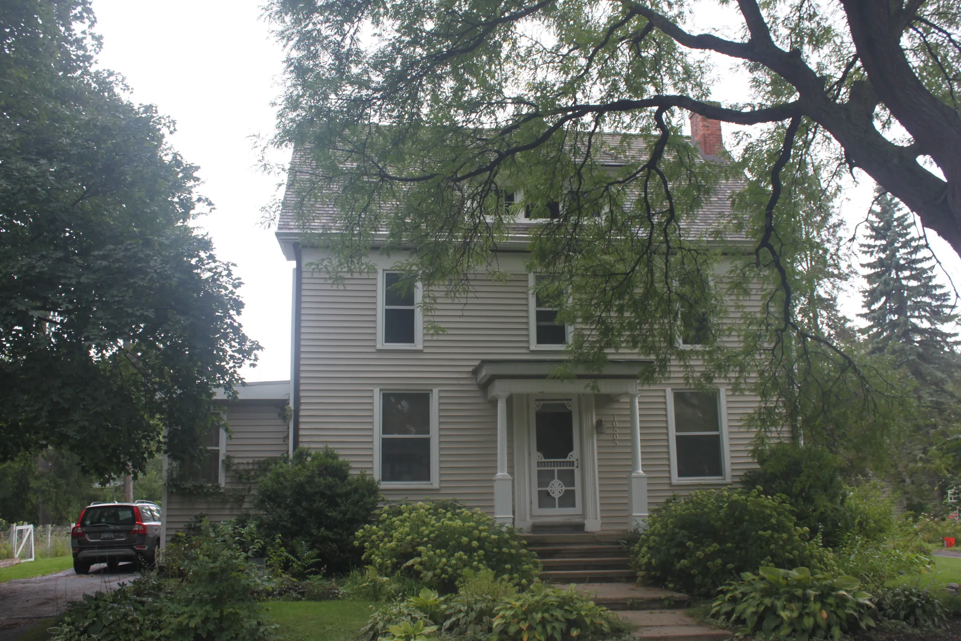 Historic Fred A. Baker House in Huntington Woods, Michigan.