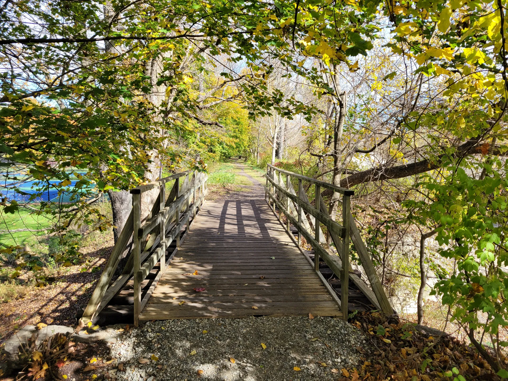 Railroad Ramble bridge in Lakeville, Connecticut.