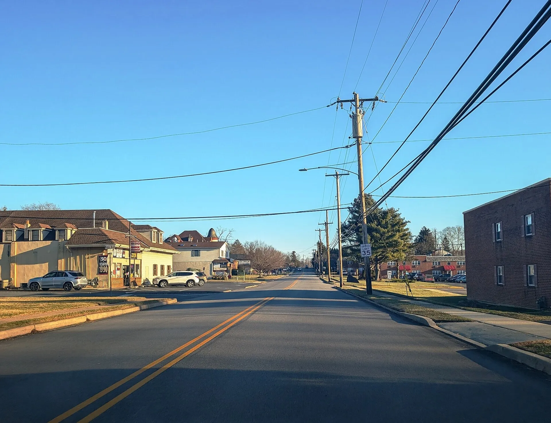 Pennsylvania Avenue eb, Oreland, PA (2), Dec. 2025. Oreland, PA.